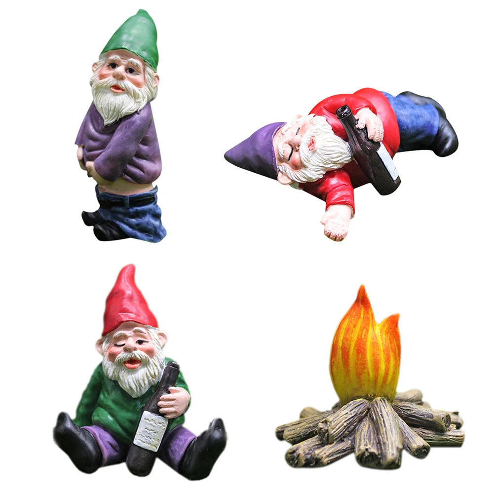 Humorvolle Gartenfigur
