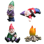 Humorvolle Gartenfigur
