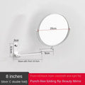 8-inch wall mirror
