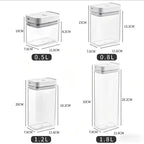 Transparenter Lagerbehälter