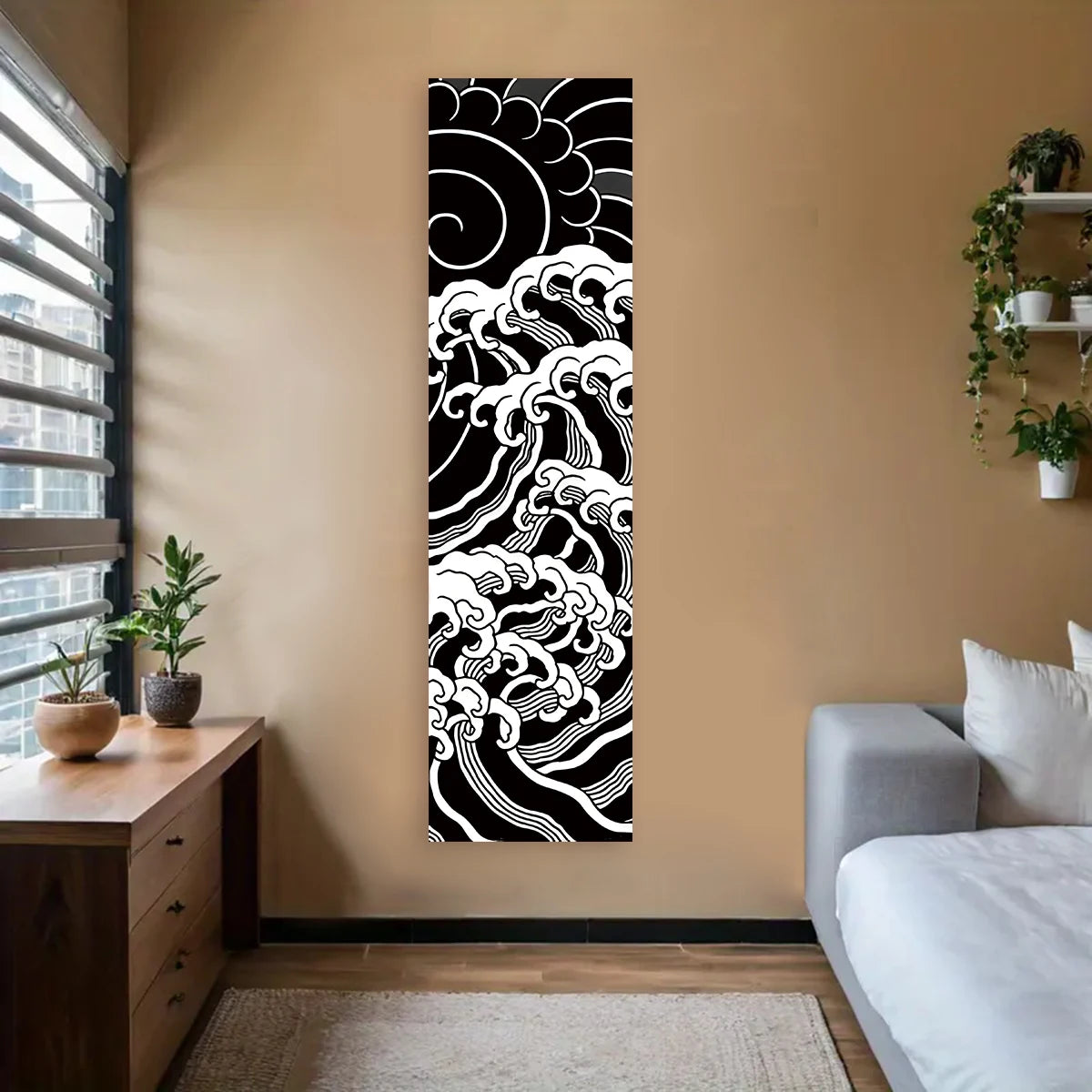 Japanische Wandtapestry mit klassischem Motiv