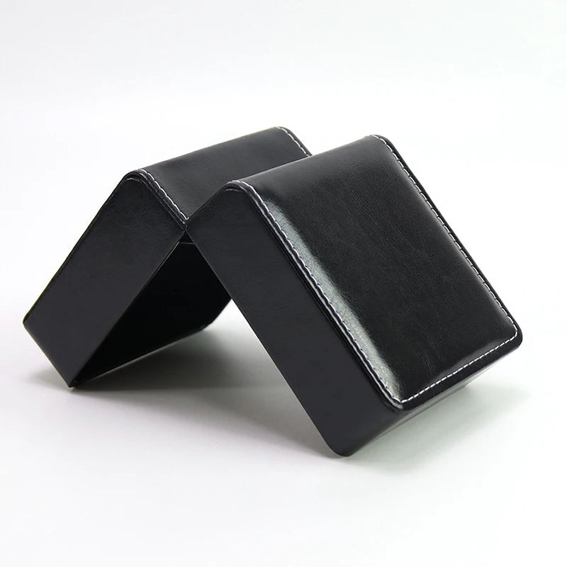 Elegante schwarze Uhrenbox