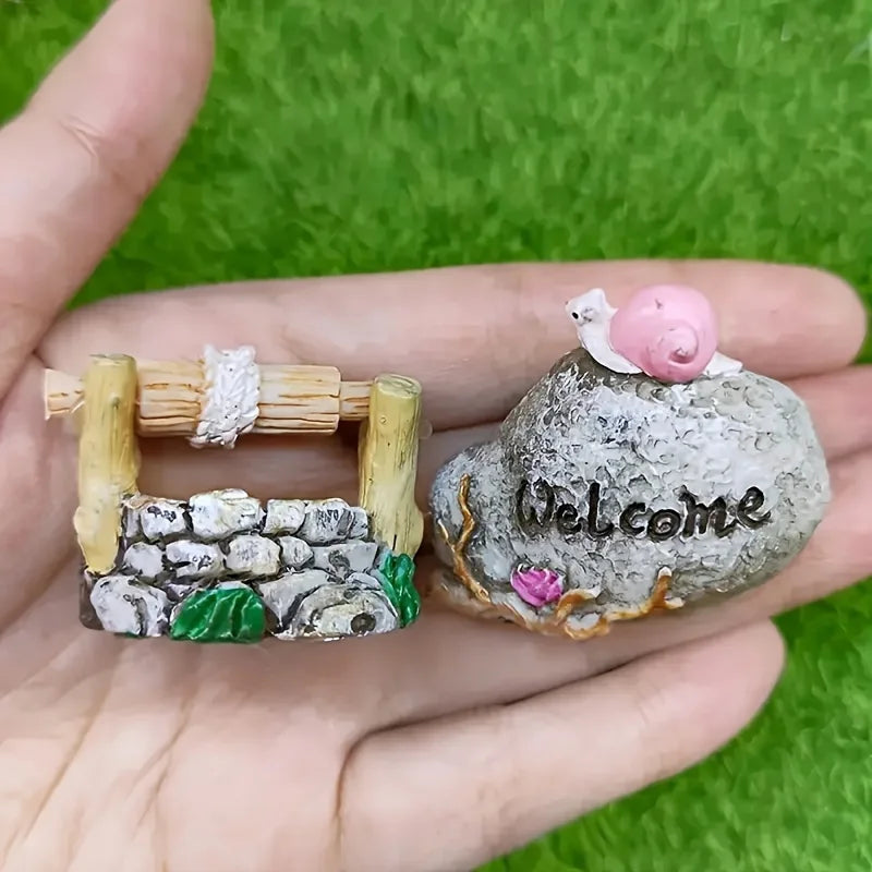 Charmante Miniatur-Brunnenstatue