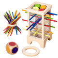 Montessori-inspiriertes Holzspiel