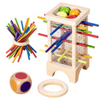 Montessori-inspiriertes Holzspiel