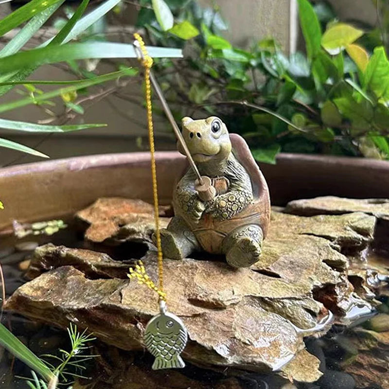 Charmante Schildkröten-Figur