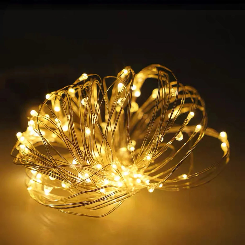 Elegante batteriebetriebene Feenlichter