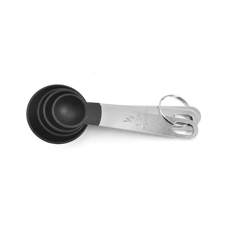 Praktisches 4-teiliges Messbecher- und Messlöffel-Set