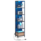 VASAGLE 6-Regal mit LED-Beleuchtung