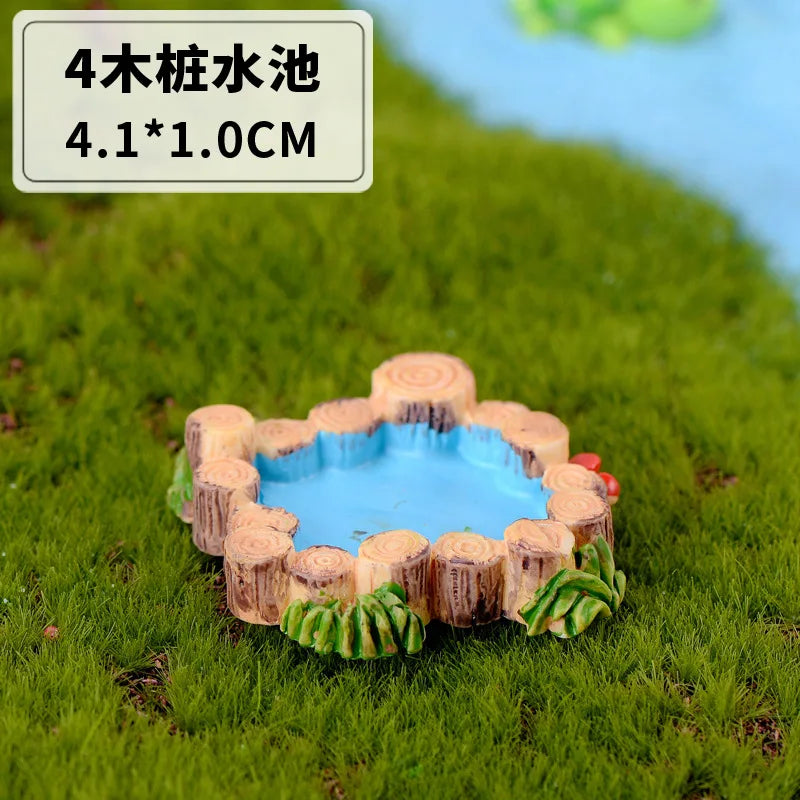 Charmante Miniatur-Brunnenstatue