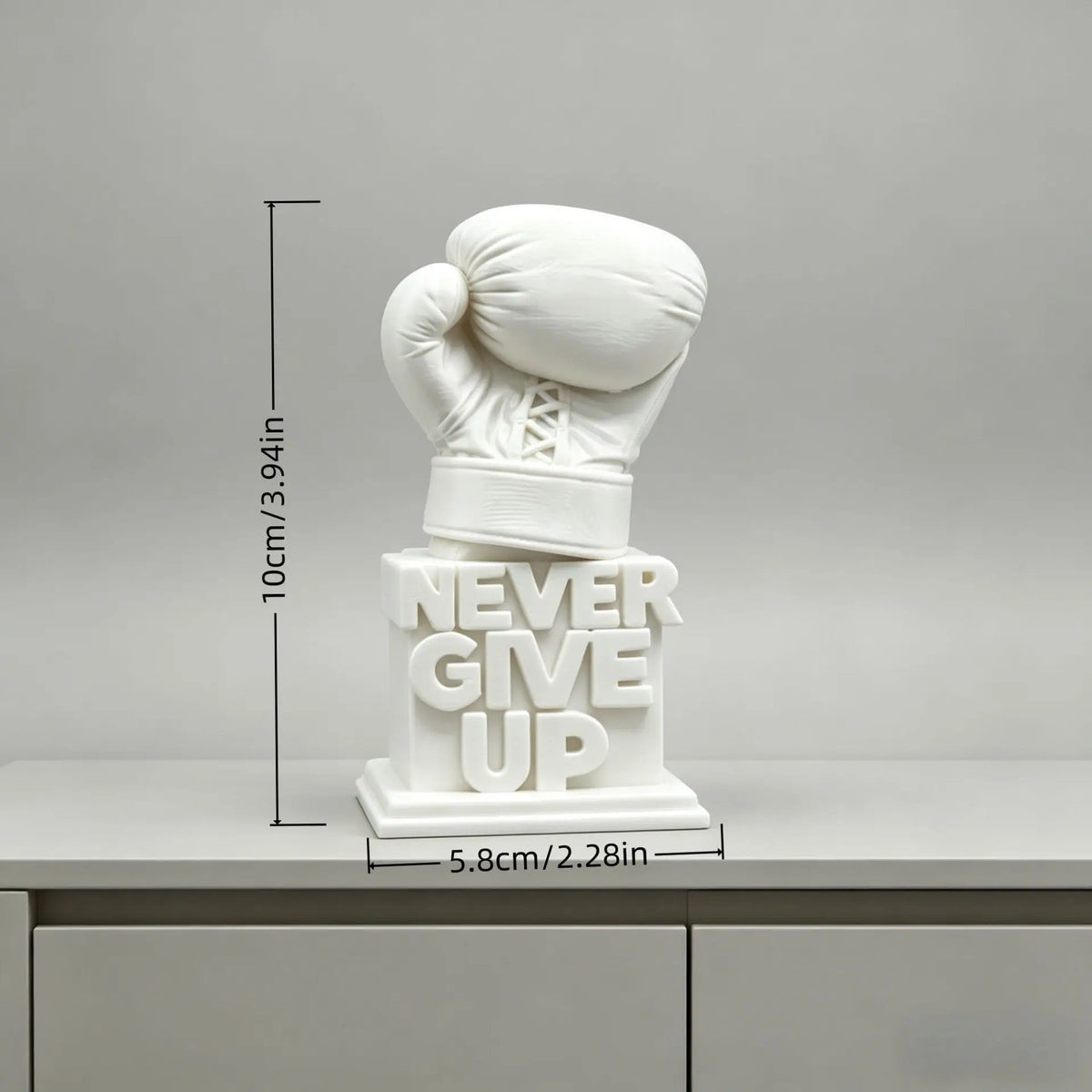 3D-gedruckte Boxhandschuh-Figur