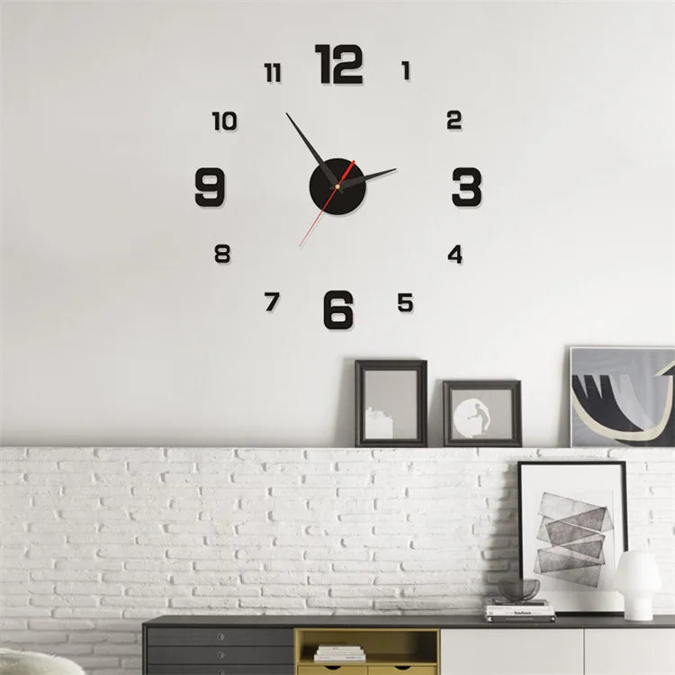 Moderne 3D Wanduhr