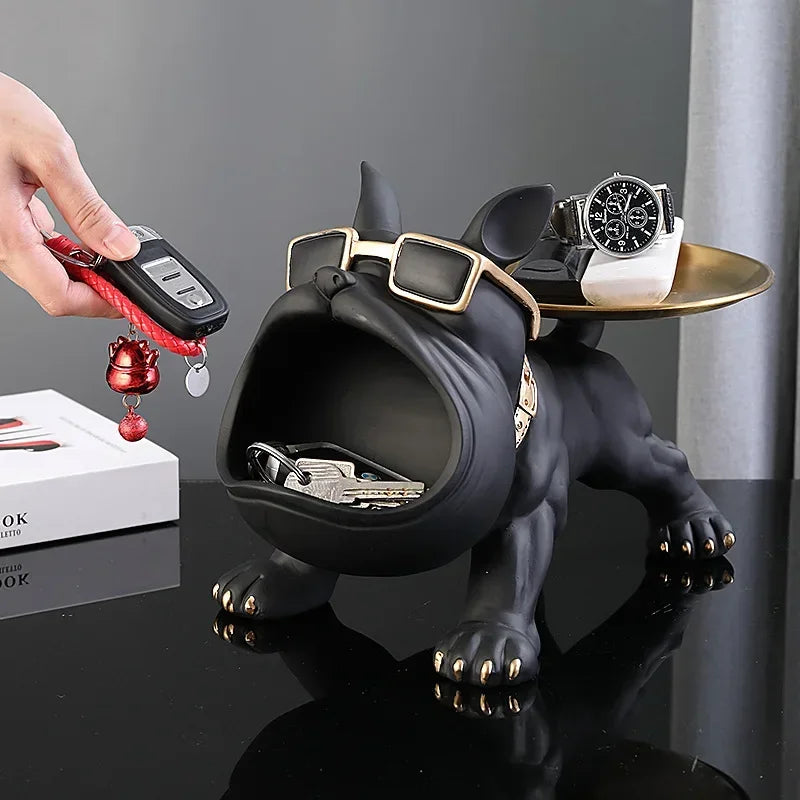 Charmante Resin-Hundestatue