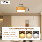 Elegante GX53 LED-Deckenleuchte
