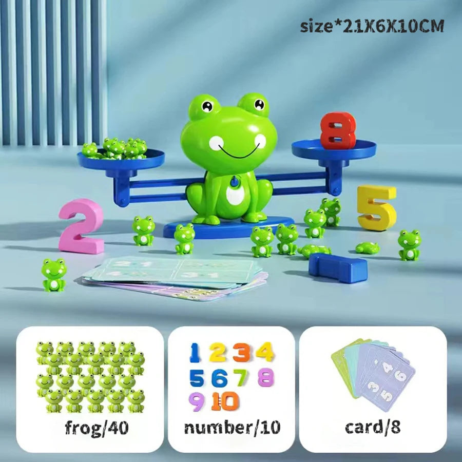 Lernspielzeug Frosch-Waage