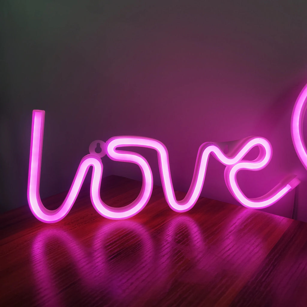 LED Neon Sign – USB oder Batterie betrieben