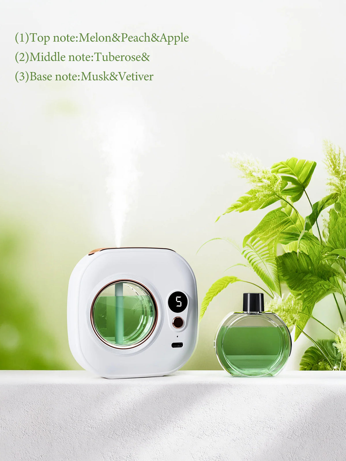 Ultraschall-Aroma-Diffuser mit wiederaufladbarem Akku