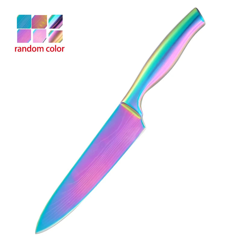 BAFENGS Rainbow Knife Set