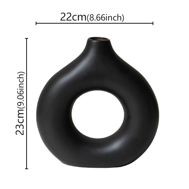 Moderne Donut-Vase