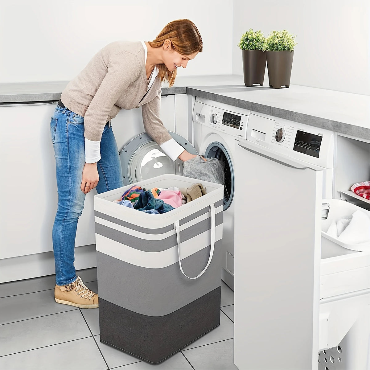 Großer 75L Wäschekorb