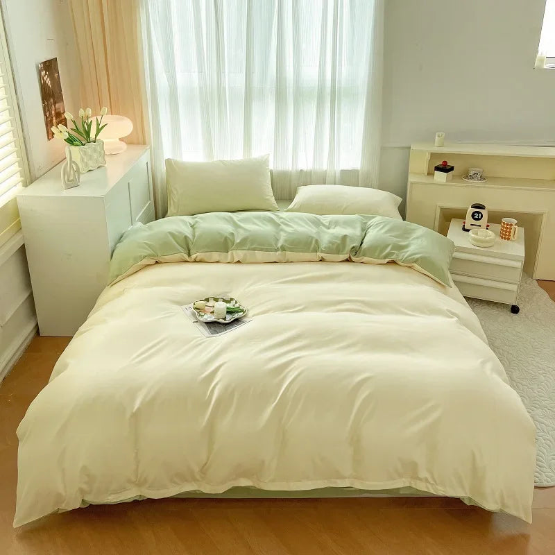 Parure de lit luxueuse 4 pièces