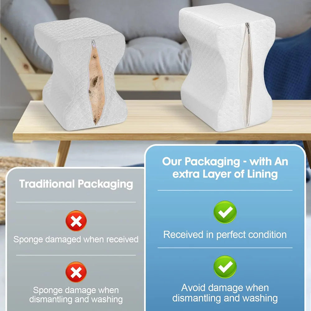 Ergonomisches Beinkissen mit Memory Foam