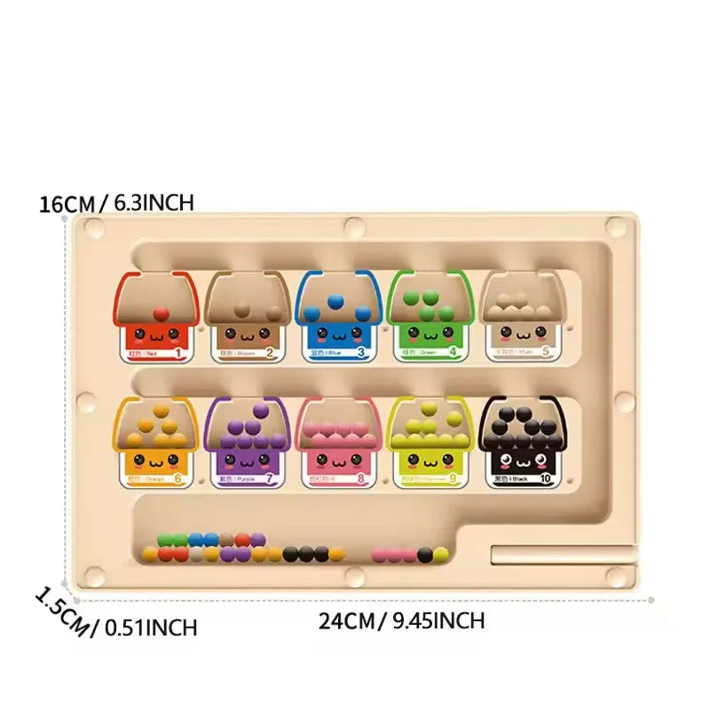 Magnetisches Farb- und Formen-Sortierpuzzle