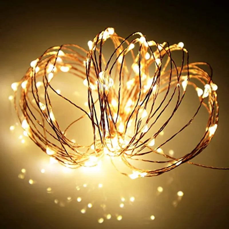 Elegante batteriebetriebene Feenlichter