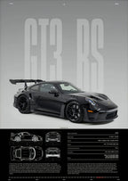 Stilvolles GT3 RS-Poster
