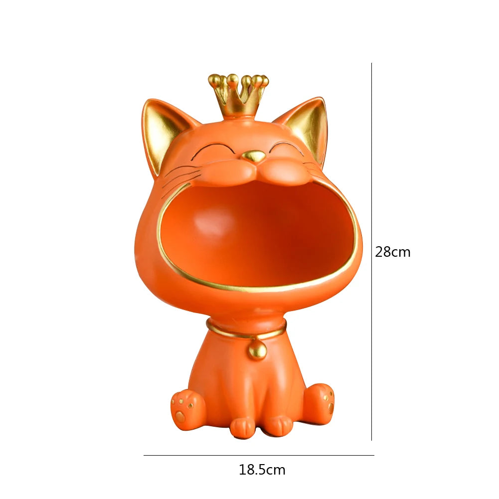 Charmante Glückskatzenfigur