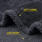 100% wasserdichte Kuscheldecke
