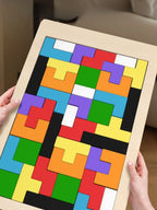 Klassisches Holz-Tangram-Puzzle