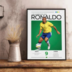 Modernes Fußball-Poster