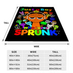 Sprunki Incredibox – Soft, fluffy plush blanket