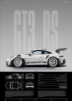 Stilvolles GT3 RS-Poster