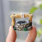 Charmante Miniatur-Brunnenstatue