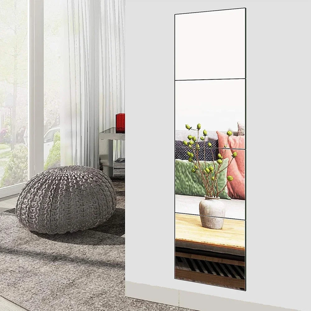 Stilvolle 3D-Spiegelaufkleber