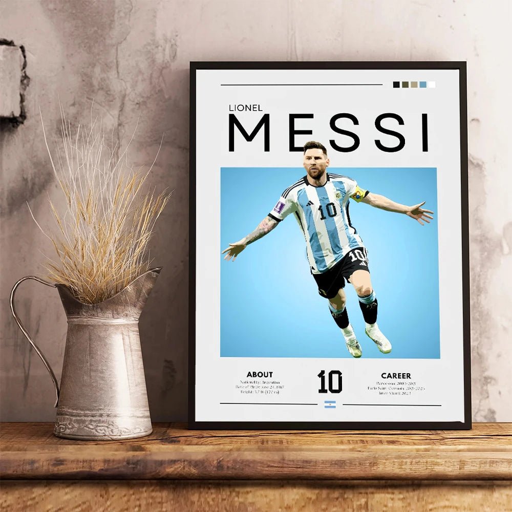 Modernes Fußball-Poster