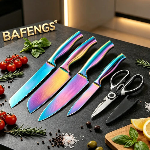 BAFENGS Rainbow Knife Set