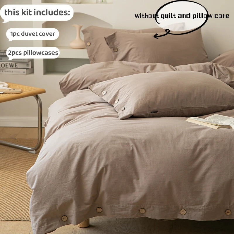Luxurious 100% cotton bed linen set