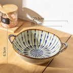 Elegante japanische Suppenschale aus Keramik