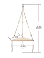 Eckregal aus Holz