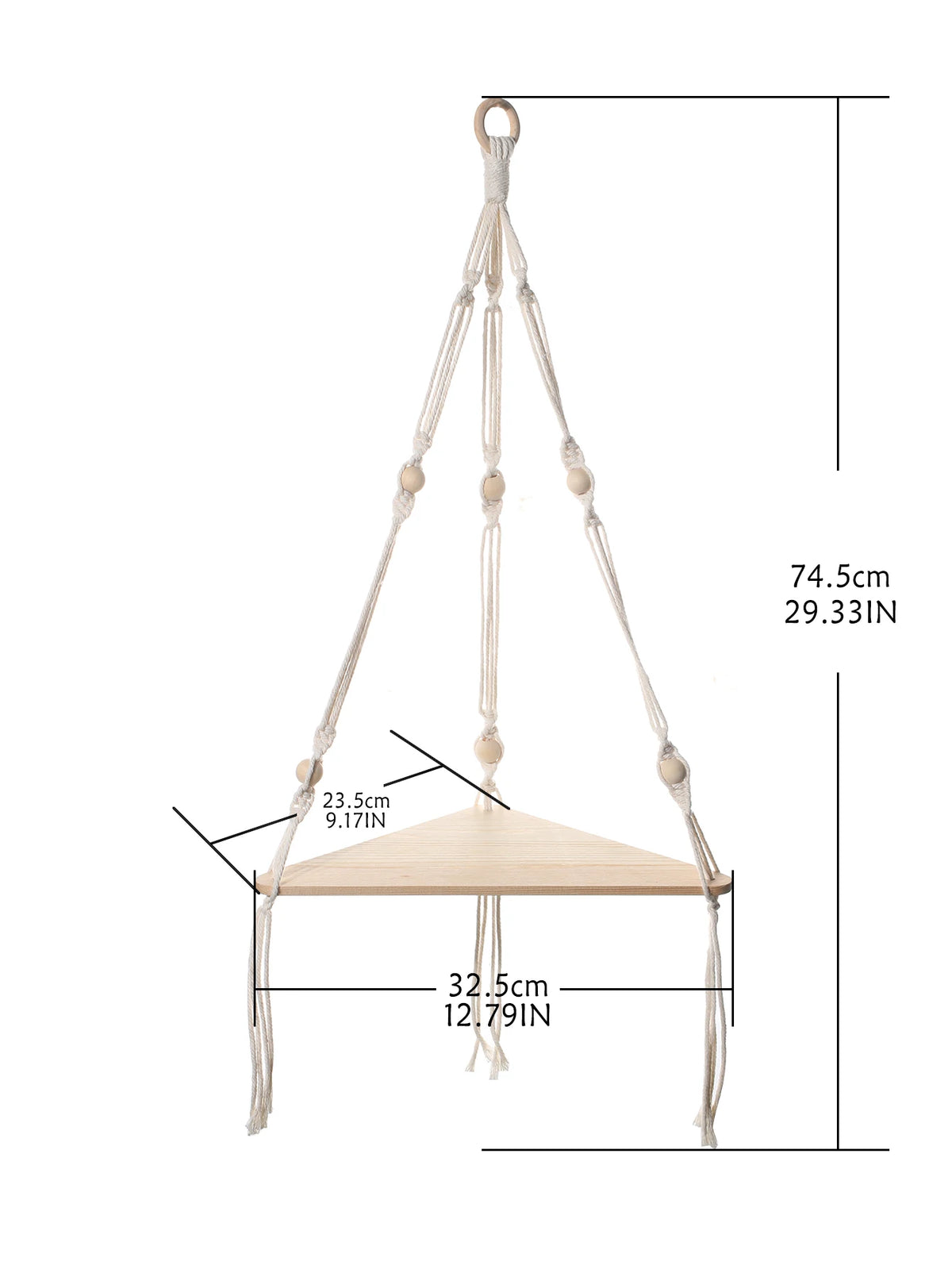Eckregal aus Holz