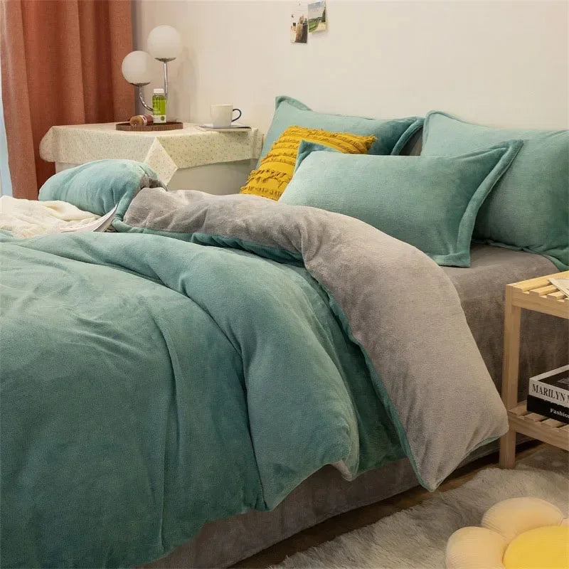 Weiches Flanell-Bettwäsche-Set