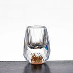 Elegantes Kristallweinglas-Set