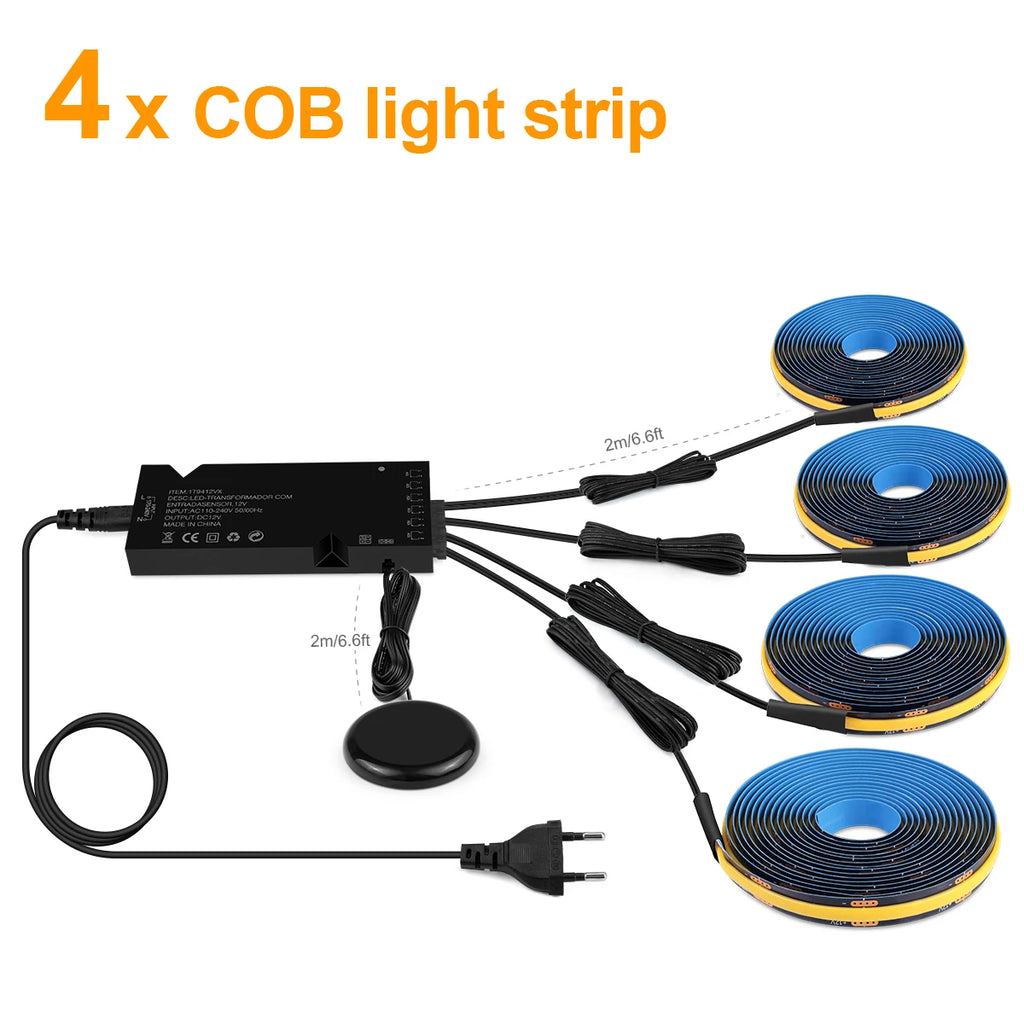 Moderne LED-Akustikpaneel mit Touch-Senso