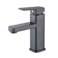 Elegante Badarmatur in Schwarz/Chrome
