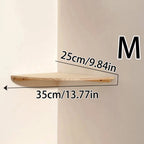 Elegante Wandregale mit abgerundeten Ecken