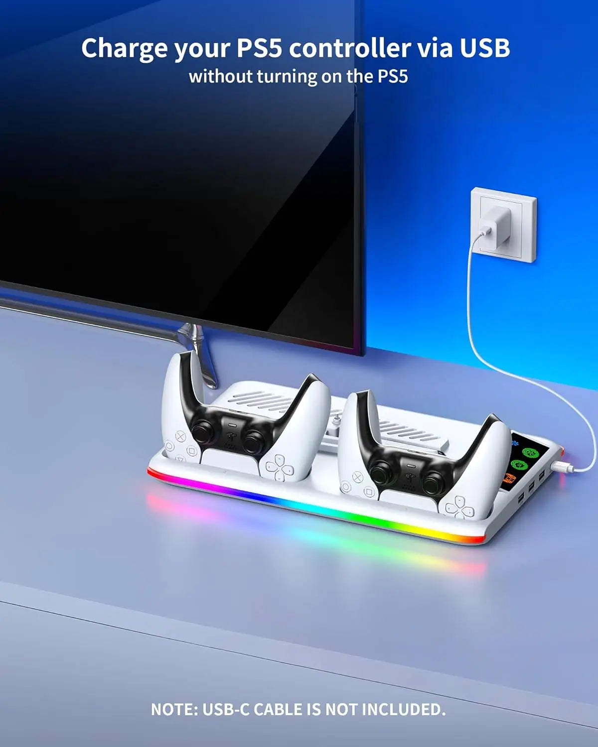 Cooling Stand und Ladestation für PS5/Slim/Pro