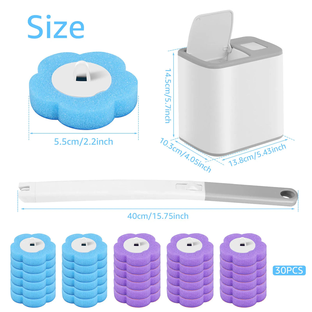 Innovatives Toilettenbürsten-Set